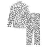 Engine Piston Pattern Print Design 01 Men's Long Pajama Set