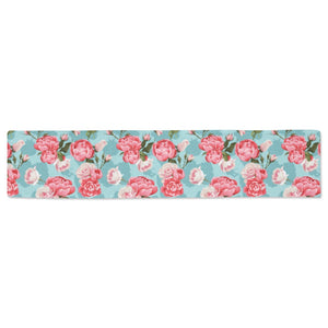 Rose Pattern Print Design 03 Table Runner