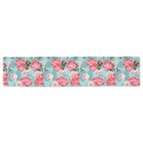 Rose Pattern Print Design 03 Table Runner