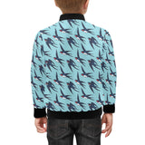 Swallow Pattern Print Design 01 Kids' Boys' Girls' Bomber Jacket