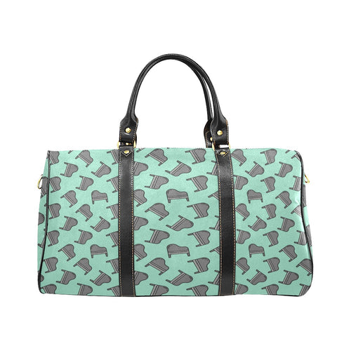 Piano Pattern Print Design 04 Travel Bag