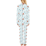 Swordfish Pattern Print Design 03 Women's Long Pajama Set