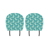 Rabbit Flower Theme Pattern Car Headrest Cover