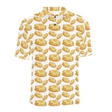 Pancake Pattern Print Design 05 Men's All Over Print Polo Shirt