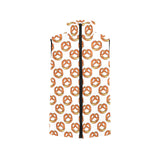 Pretzels Pattern Print Design 03 Women's Padded Vest