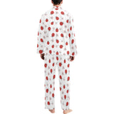 Ladybug Pattern Print Design 04 Men's Long Pajama Set