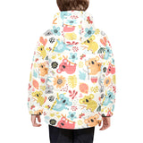 Cute Koala Pattern Kids' Boys' Girls' Padded Hooded Jacket