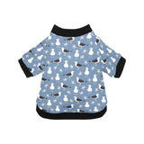 Seagull Pattern Print Design 01 All Over Print Pet Dog Round Neck Fuzzy Shirt