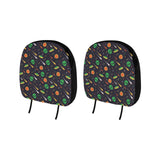 Alien Pattern Print Design 03 Car Headrest Cover