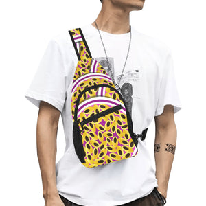 Passion Fruit Seed Pattern All Over Print Chest Bag