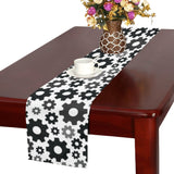 Gear Pattern Print Design 01 Table Runner