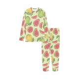 Guava Pattern Background Kids' Boys' Girls' All Over Print Pajama Set