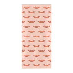 Sausage Pattern Print Design 01 Beach Towel