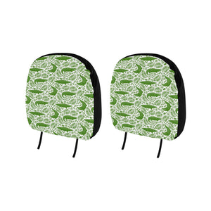 Crocodile Pattern Car Headrest Cover