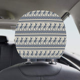 Kangaroo Aboriginal Pattern Ethnic Motifs Car Headrest Cover