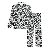 Gear Pattern Print Design 01 Men's Long Pajama Set