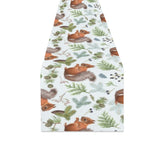 Squirrel Pattern Print Design 02 Table Runner