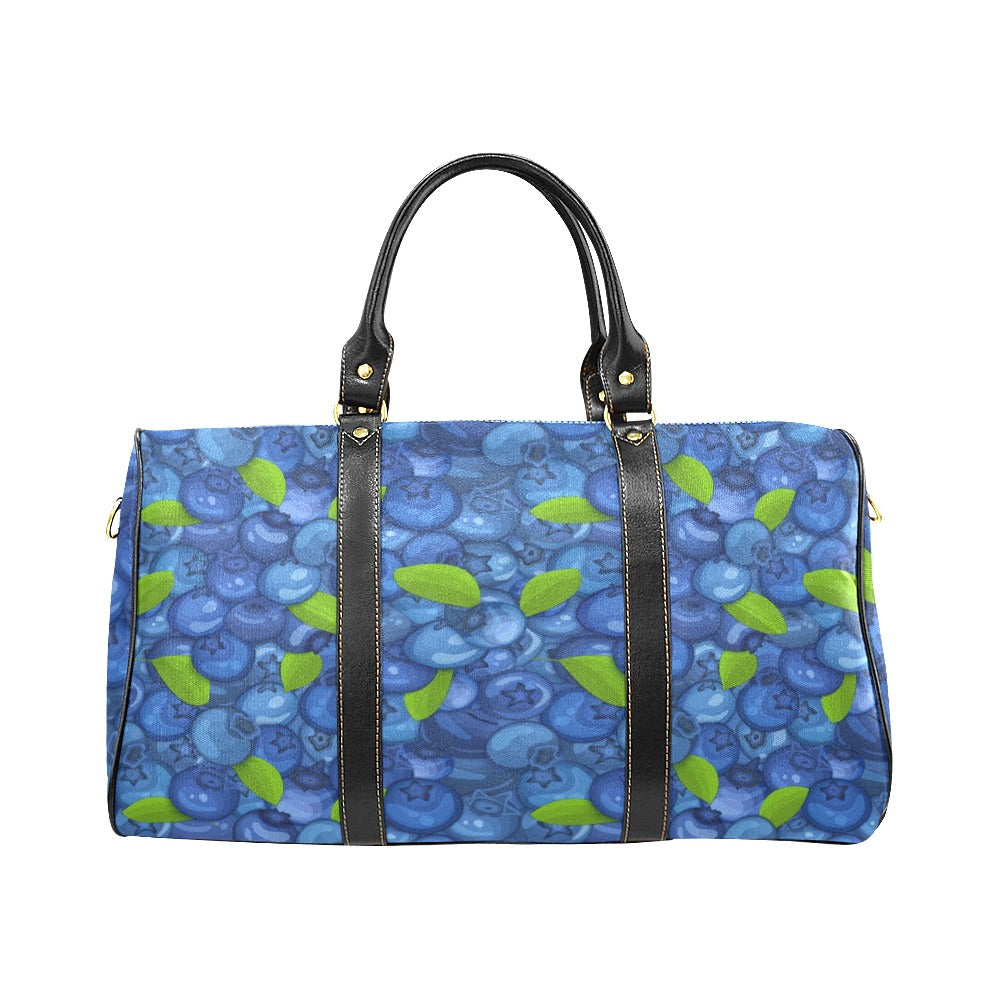 Blueberry Pattern Background Travel Bag