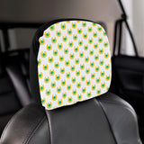 Horseshoes Pattern Print Design 03 Car Headrest Cover