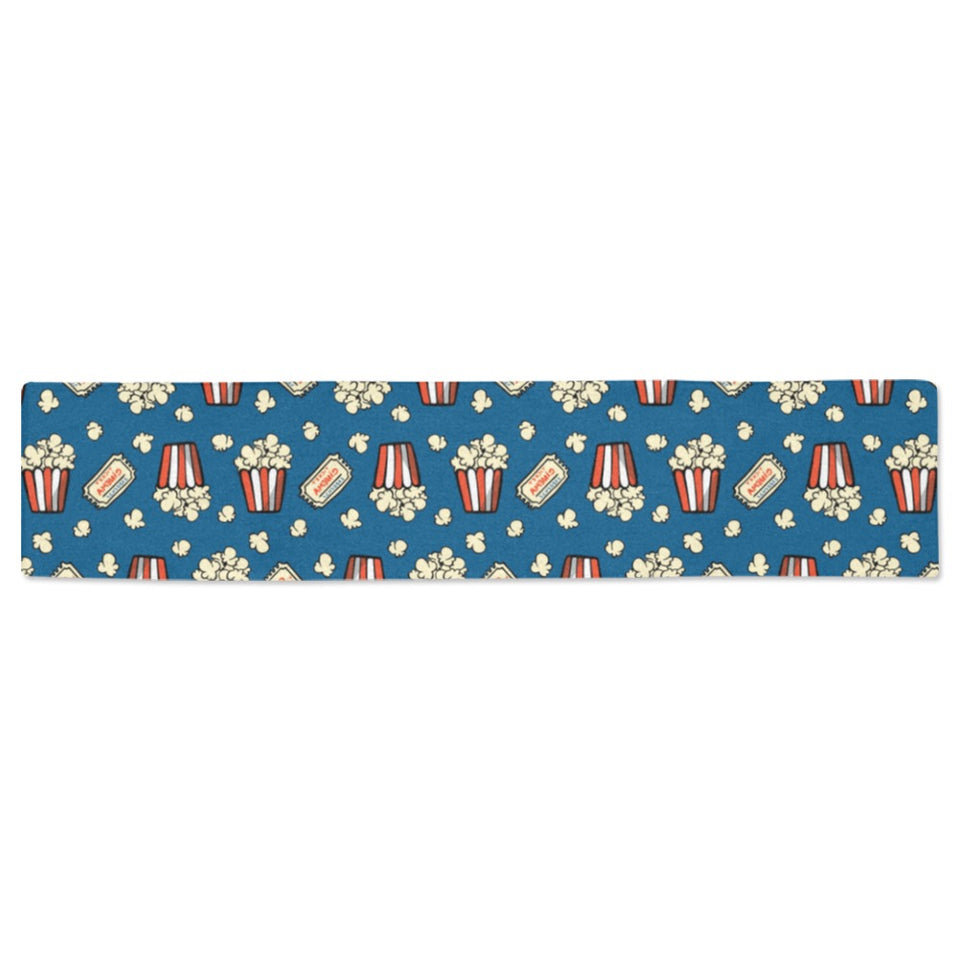 Popcorn Pattern Print Design 03 Table Runner