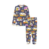 Camper Van Pattern Print Design 02 Kids' Boys' Girls' All Over Print Pajama Set