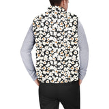 Popcorn Pattern Print Design 02 Men's Padded Vest