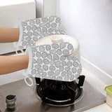 Potato Chips Pattern Print Design 03 Heat Resistant Oven Mitts