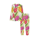 Colorful Tulip Pattern Kids' Boys' Girls' All Over Print Pajama Set