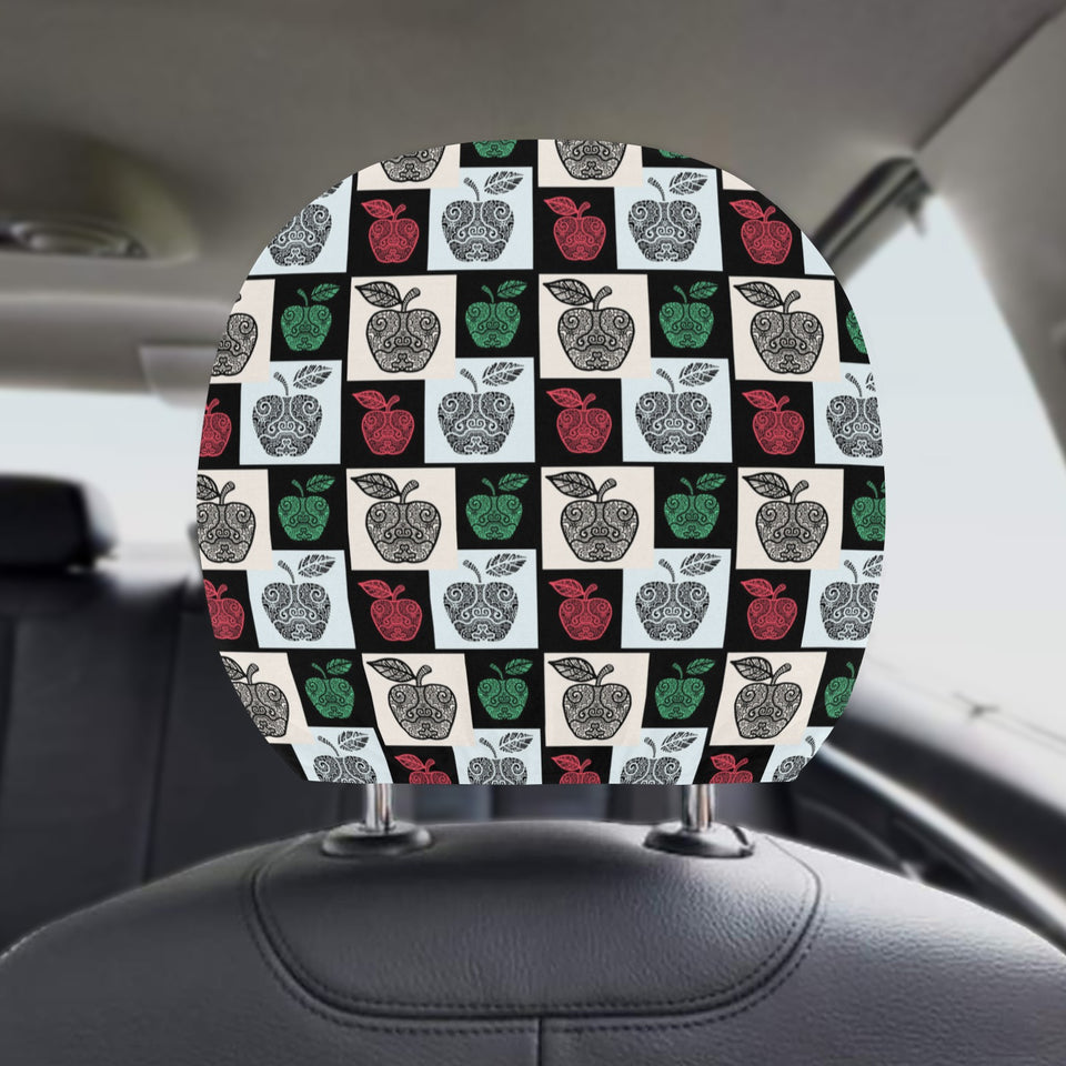 Apple Tribel Pattern Car Headrest Cover