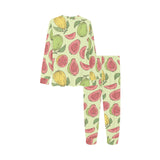 Guava Pattern Background Kids' Boys' Girls' All Over Print Pajama Set