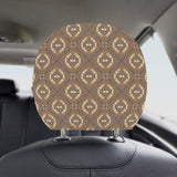 Traditional Boomerang Aboriginal Pattern Car Headrest Cover