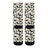 Popcorn Pattern Print Design 02 Crew Socks