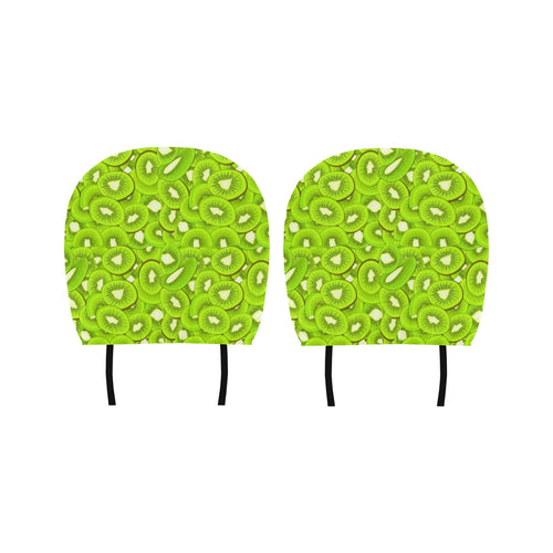 Sliced Kiwi Pattern Car Headrest Cover