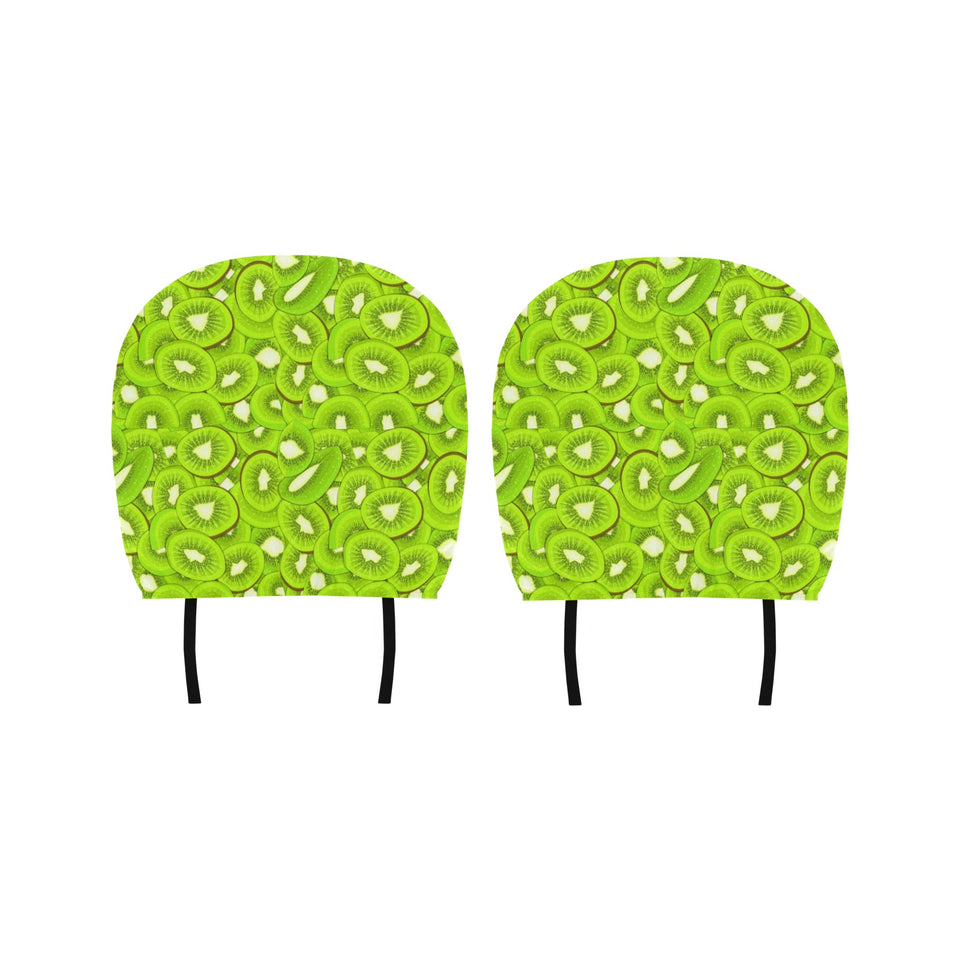 Sliced Kiwi Pattern Car Headrest Cover