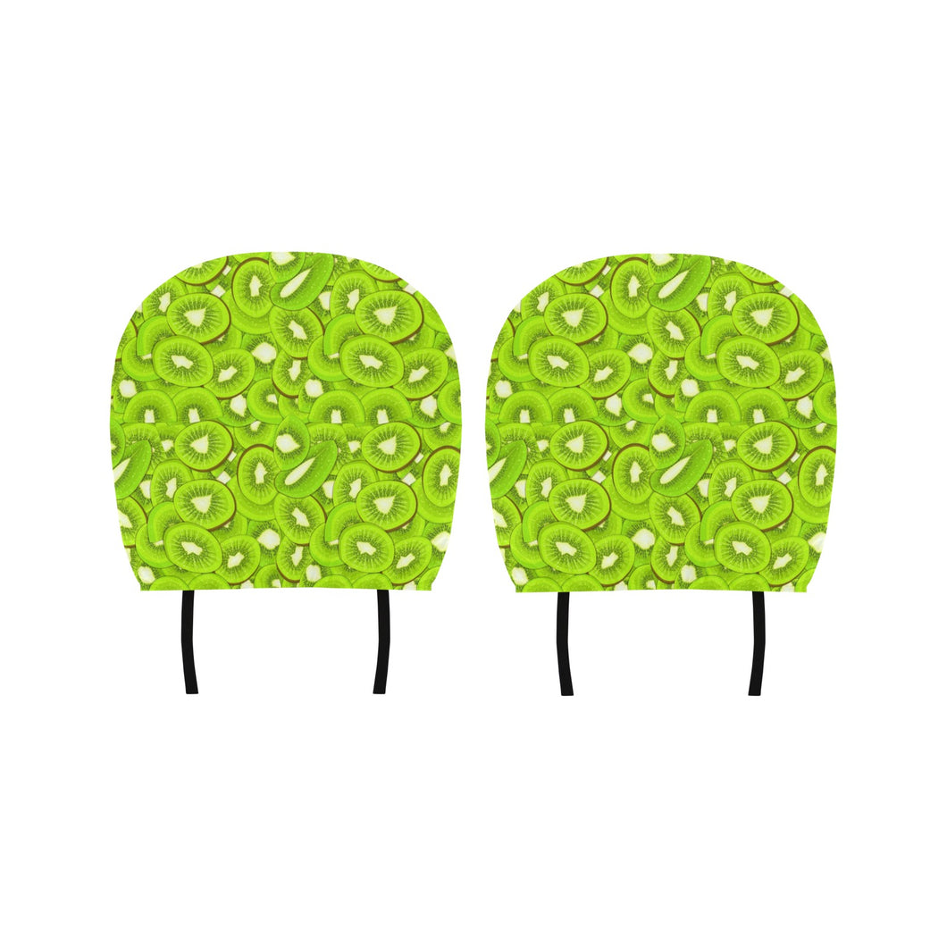 Sliced Kiwi Pattern Car Headrest Cover