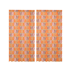 Popcorn Pattern Print Design 05 Gauze Curtain