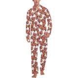 Sun Glasses Pattern Print Design 01 Men's Long Pajama Set