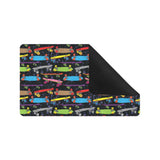 Skate Board Pattern Print Design 03 Doormat