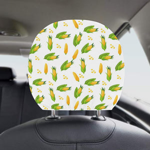 Corn Pattern Print Design 01 Car Headrest Cover