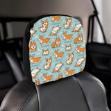 Cute Corgi Pattern Car Headrest Cover