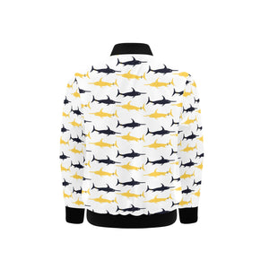 Swordfish Pattern Print Design 05 Kids' Boys' Girls' Bomber Jacket