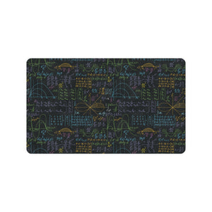 Math Pattern Print Design 04 Doormat