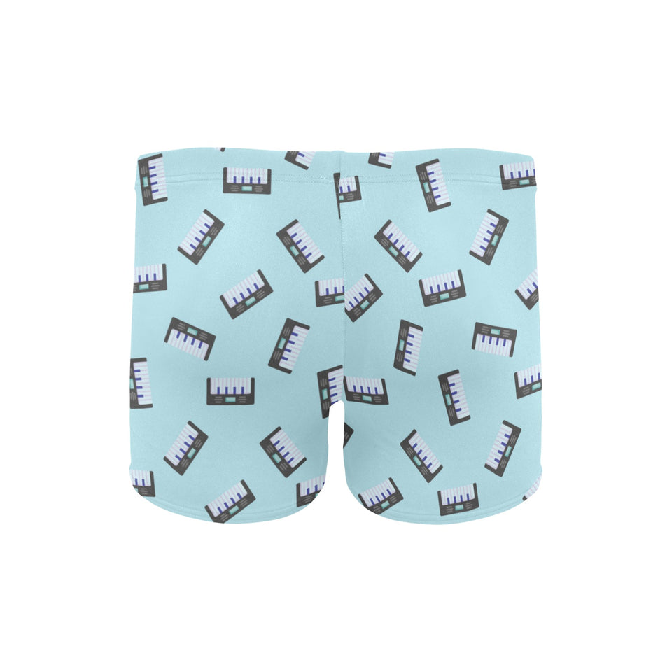 Piano Pattern Print Design 05 Men's Swimming Trunks