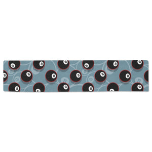 Billiard Ball Pattern Print Design 01 Table Runner