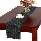 Math Pattern Print Design 01 Table Runner