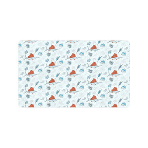 Swordfish Pattern Print Design 03 Doormat