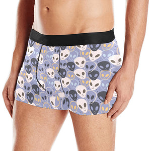 Alien Pattern Print Design 05 Men's All Over Print Boxer Briefs Men's Underwear