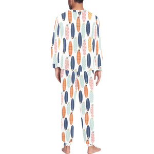 Surfboard Pattern Print Design 04 Men's All Over Print Pajama