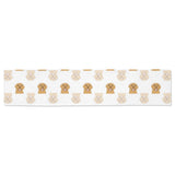 Golden Retriever Pattern Print Design 03 Table Runner