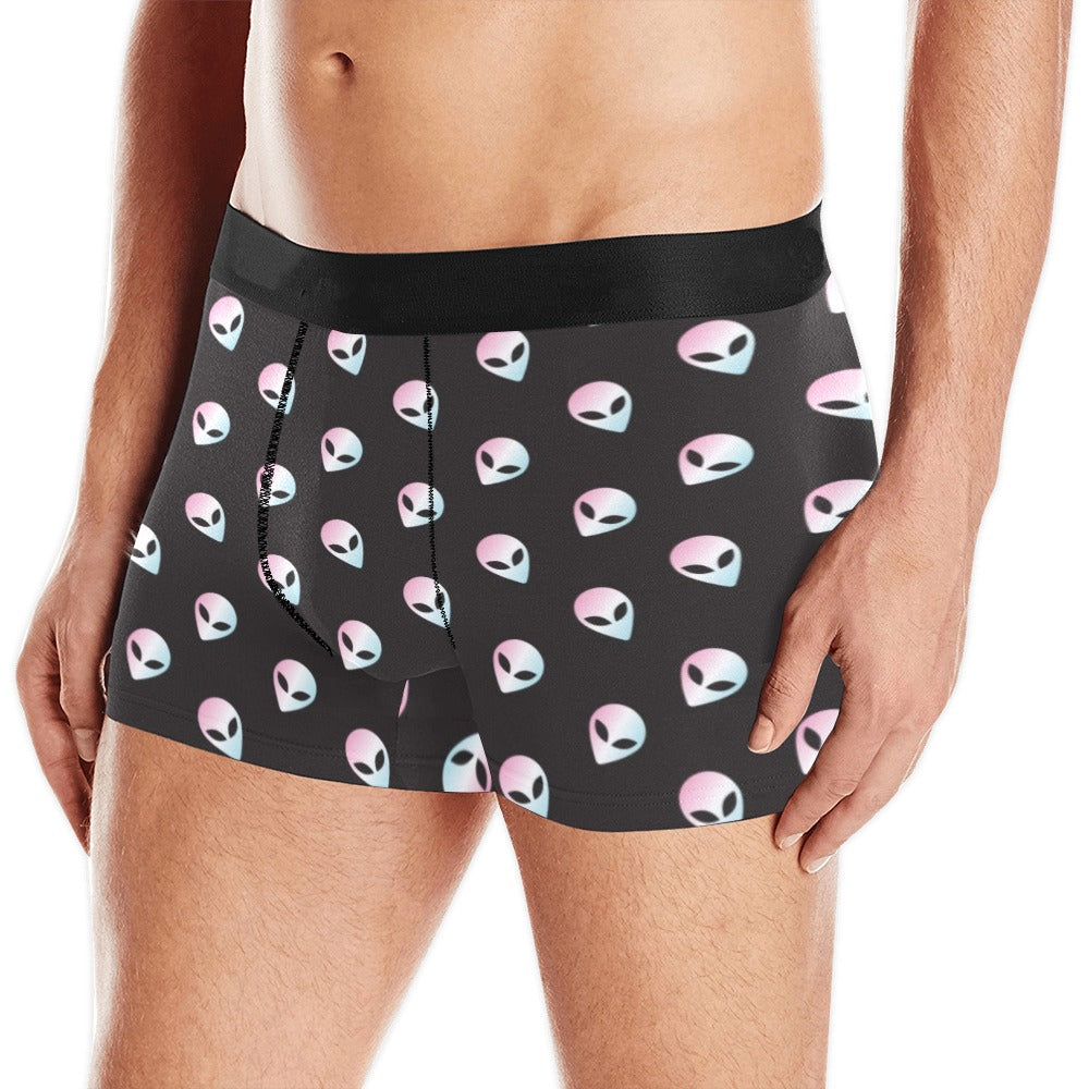 Alien Pattern Print Design 04 Men's All Over Print Boxer Briefs Men's Underwear